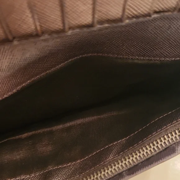 Prada Metallic Gray Wallet..Project Piece? - Picture 10 of 13